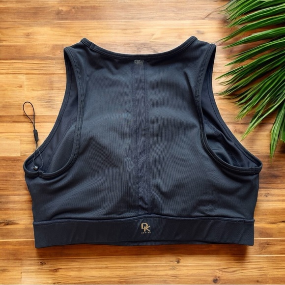 Donna Karan Active High Neck Sports Bra - L - Picture 2 of 9